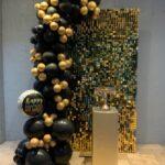 Gold Sequin wall 7