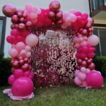 Rosegold Sequin Wall 9