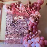 Rosegold Sequin Wall 8
