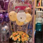 Blossoming Peach Balloon Box