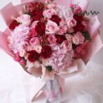 Scarlet Petal Symphony